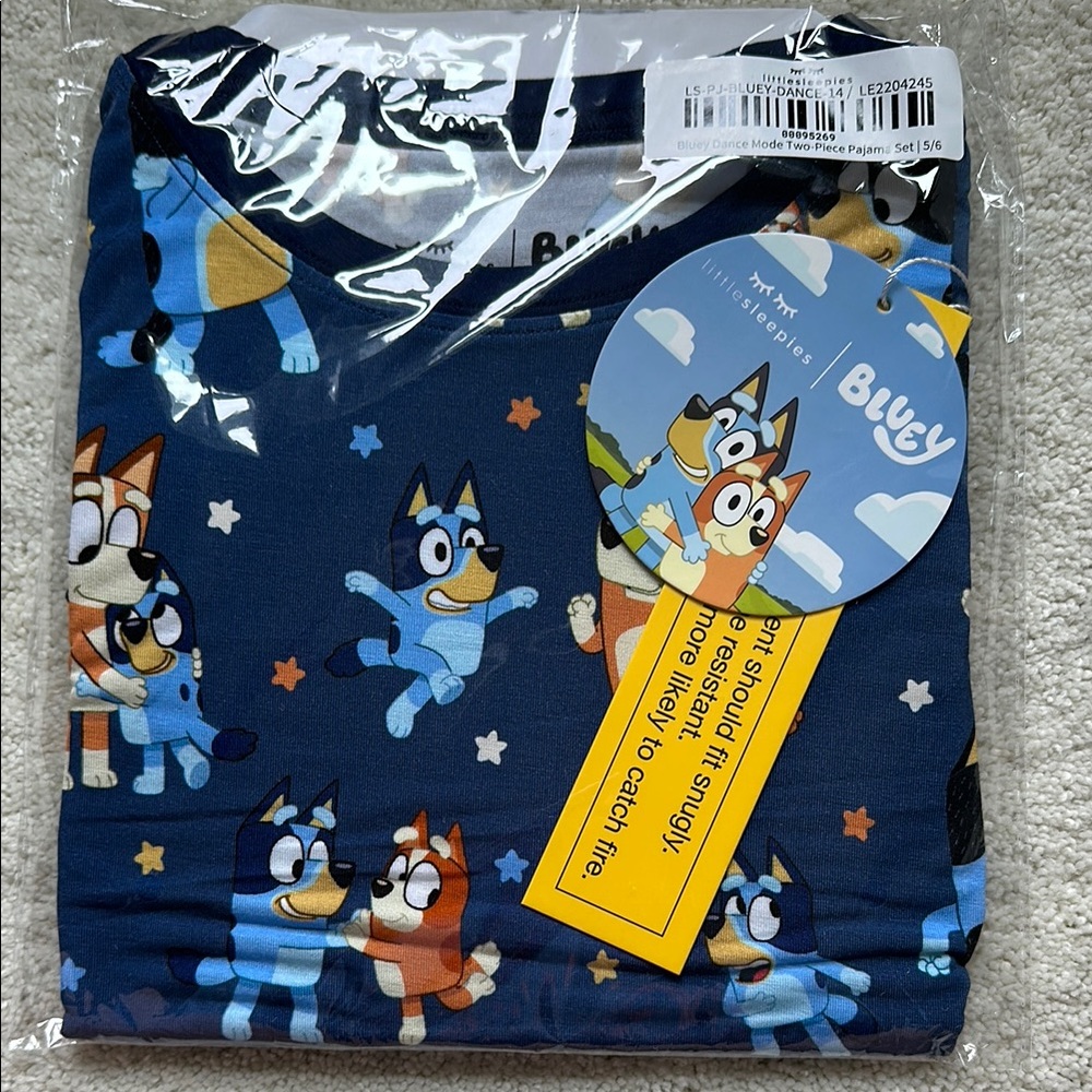 NIB Little Sleepies Bluey Dance Mode 5/6